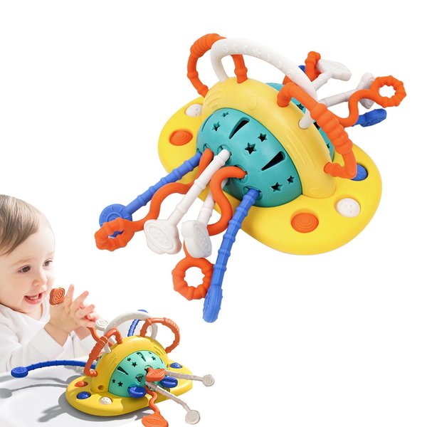 Warm Feather Baby Toys Silicone Suction Cup Toy for High Chair Toddler Sensory Toys for 6 12 Month Baby Montessori Toy for 1 Year