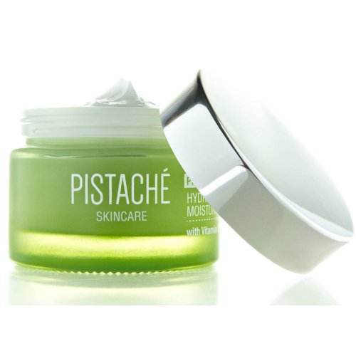 Pistaché Skincare Pistachio Oil Face Moisturizer + Hydrates and Nourishes + Vitamin E + Antioxidant Protection + Face, Neck and Chest, 1.7 oz