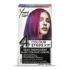 Stargazer Semi-Permament Hair Color 4 Shade Strips Kit In Vivid, Vegan and Cruelty Free Conditioning Formula, Multi Color Hair Dye Kit, Includes Disposable Gloves For Application, 4 x 0.33 fl. oz.