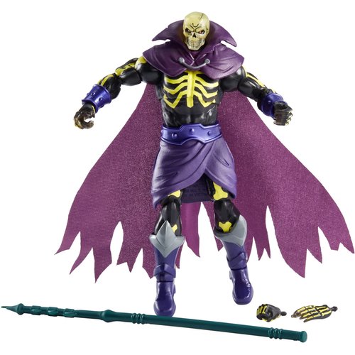 Masters of the Universe Masterverse Scare Glow Action Figure with Glow-in-The-Dark Head & Accessories, 7-inch Motu Collectible Gift for Fans 6 Years Old & Up