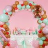 Christmas Balloon Arch Kit, 18" 10" 5" Christmas Balloons Decoratons with Christmas Foil Balloons for Christmas Party Decorations Xmas New Year Birthday Party Supplies