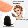 36 PCS Small Size Hair Roller-Self Grip Hair Curler Mini Sized Hairdressing Tools, Salon Curly Style for Short Hair, Pack of 36 Small 0.6 Inch (Orange)