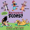 FUZZU Barnyard Flops Dog Toy with Squeaker (Roo)