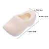 UPKOCH Mini Wooden Clogs, Dutch Themed Wooden Shoe Clogs Mini Finger Shoes Unfinished Wood Figure Dollhouse Accessories for DIY Craft Painting Key Chain Doll 4cm 3 Pairs
