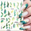 6 Colors Bronzing Gold Marble Nail Stickers for Women 3D Marble Nail Decals Watercolor Blooming Nail Art Stickers Self Adhesive Stickers for Nails Supply Smudge Nail Sticker Nail Designs Nail Supplies