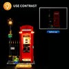 Mililier LED Light Kit for Lego Red London Telephone Box 21347 Set,Compatible with Lego 21347 Building Blocks Model(Not Include Blocks Set)