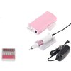Miss Sweet Portable Nail Drill Machine Rechargeable Electric Nail File for Acrylic (Pure White)