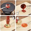 DND Wax Seal Stamp, Ideal Gift for Dungeons and Dragons/D&D Envelope Scroll. Fantasy Wax Seal Kit with Dragon/D20 Dice/Magic Potion/Caduceus, Great RPG Accessories Nerdy Gift for DND Lover DM & Player