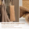 Extra Rough Exfoliating Back Scrubber,Natural Body Exfoliator for Workers Athletes and Men.Hygienic Loofah for Long Durable Daily Deep Cleansing