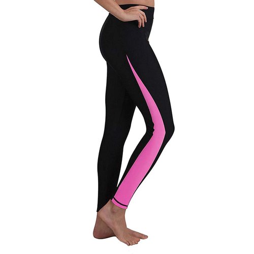 GEEK LIGHTING Swim Pants for Women Surfing Leggings SPF Swimming Tights Rash Guard Water Wetsuit Dive Kayaking Pants Magenta Medium