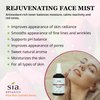 Sia Botanics Rejuvenating Face Toner Mist (118ml/4oz Bottle) | Facial Treatment w/Prickly Pear, Aloe Vera, Orange Blossom | Natural, Clean, Botanical Skincare for Women
