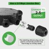 Junction Box Electrical Connector, Waterproof Covers for 4-9mm Cable, 2-6 Way, 22-10 AWG 32A (Easy to Install)