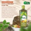 Dabur Vatika Naturals Enriched Hair Oil - Natural Moisturizing, Strengthening & Hair Oil for Healthy Scalp, Nourishing Hair Oil for Soft, Manageable, and Silky Hair From Root to Tip (Olive, Pack of 3)
