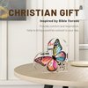 Christian Gifts for Women Birthday, Butterfly Inspirational Gifts for Friends, Religious Spiritual Gifts for Her Mom Girl Female Coworker Sister Christian Home Decorative Signs