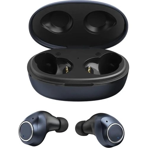 Wireless V5.3 Earbuds Compatible with Apple iPhone 12,12 Pro,12 Pro Max, 12 Mini IPX6 Super Bass/24Hr/Charging Travel Case Dual in-Ear Headphones