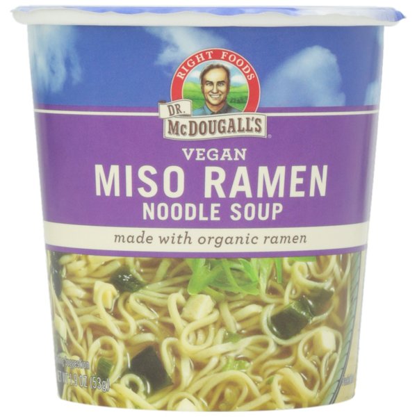 Dr. McDougall's, Vegan Miso Ramen Noodle Soup, 1.9 Ounce