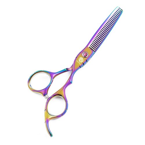 Professional Razor Blades Barbe Right Handed Hair Cutting Scissor - 5.5 inch Japanese 440C Stainless Steel Scissor