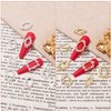 Pndeyo 80pcs 3D Metal Nail Charms, Frame Gothic Nail Art Charms, Gold Silver Nail Jewels Art Decoration for Women Girls Acrylic Nail DIY Craft Design Manicure Accessories