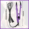 US Plug Professional Hair Extensions Tool Fusion Heat Iron Connector Wand Hair Extensions Hair Extensions Connector Tool Hair Extensions Heat Tool with 2 Bags Keratin Glue Granule Beads(Purple)