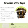 Jerry Curly Tape ins Human Hair Extensions, Blonde Tape in Human Hair Extensions Invisible Glue in Remy Hair Brown to Caramel Blonde Highlights Curly Tape on Real Hair 20 Pieces 50 Gram 22 Inch