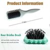 New Brush for Curly Hair, Curly Hair Brush, Curling Brush, Applicable Comb for Combing Curly Hair for Women and Men (Grey)