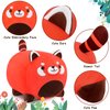 Auspicious beginning Red Panda Plush Pillows-16 Red Panda Plush Stuffed Animals, Cute Plushies Red Panda Anime Plush Pillows, Kawaii Panda Cuddle Pillow Christmas Birthday Gifts for Kids Boys Girls