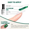 RARJSM Green Cat Eye Gel Nail Polish with Magnet Stick Diamond Emerald Green Velvet Cateye Gel Polish 15ml Single Bottle Sparkle Shimmer UV LED Curing Requires Soak Off Home Salon Christmas Manicure