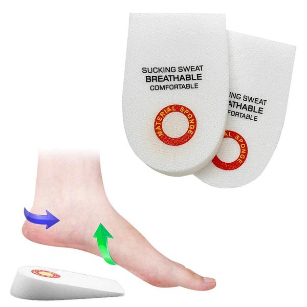 Kole Imports Memory Foam Heel Cushion Reduces Heel Shock and Pressure