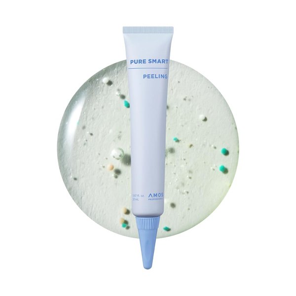 AMOS PROFESSIONAL Pure Smart Peeling l Scalp Treatment for Oily & Flaky Scalp l Deep Cleansing, Scalp Exfoliator l 0.67 fl.oz X 4ea