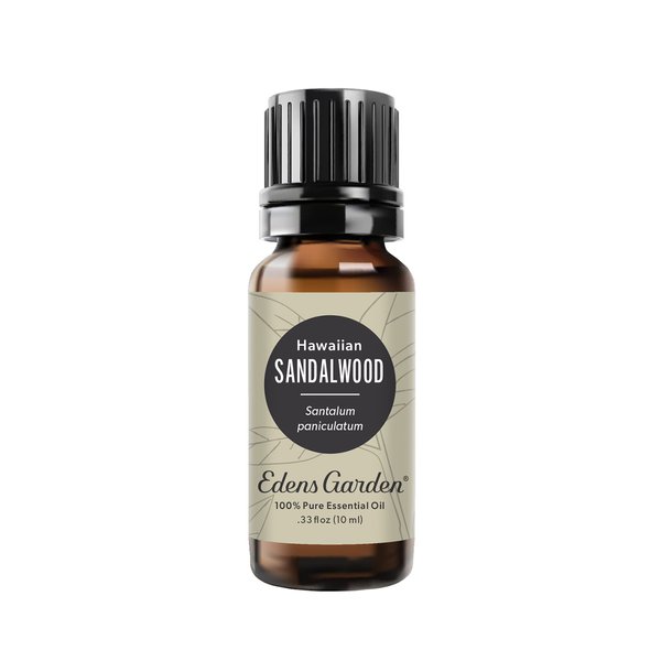 Edens Garden Sandalwood- Hawaiian Essential Oil, 100% Pure Therapeutic Grade (Undiluted Natural/Homeopathic Aromatherapy Scented Essential Oil Singles) 10 ml