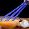 Hair Color Whisk, 5Pcs Plastic Hair Dye Cream Stirrer Mixer DIY Hairdressing Mixing Whisk for Salon Barber Hair Colour Hair Bleach