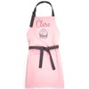 ROMEOSHOP Chef Apron Women, Personalized Adult Aprons for Women, Cooking Baking Gifts, Premium Quality Aprons for Chefs - Custom Women Kitchen Gift Mothers Day Christmas (01 pink)
