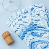 Lilly Pulitzer Disposable Decorative Paper Dinner Napkins, Napkin Holder Refill with 40 Napkins for Party (Marble Swirl)