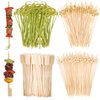 1000PCS Bamboo Cocktail Picks, 4.7 Inch Eco-Friendly Food Picks for Charcuterie Sticks, Gold Ball Party Toothpicks for Drinks, Fruits, Cheese, Appetizers, Wedding, Home Bar Accessories