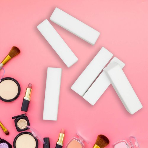 Morary 12-Pack, Nail Buffer Blocks for Natural and Acrylic Nails, 4 Sided, Medium Grit (White)