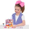 JoJo Siwa JoJo's World Bedroom Mini Playset, Mini JoJo Collectible Figure, 12-pieces, Kids Toys for Ages 6 Up by Just Play