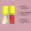 MYUANGO Lip Oil Moisturizing, Hydrating Lip Care Lip Tint, Shiny Lip Glow Vegan Plumping Lip Gloss for Dry Lips (02)