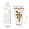 Elegant Cross - Religious Party Favor Popcorn Treat Boxes - Set of 12