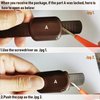 Child Safety Cabinet Locks for Baby Proof,Child Proof Safety Locks for Cabinets,Drawers,Cupboard,Oven,Fridge(Brown Cabinet Locks-8Packs)…