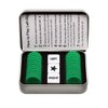 Right Left Center Dice Game Set with 3 Dices + 36 Chips - Green