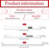 Throttle Return Spring Kit Carburetor Spring Classification Governor Connecting Rod Speed Control Spring Adjusting Lever Spring Compatible with 168F/ GX160/ GX200/ 170F/ GX210 Honda Clone (18 Pieces)
