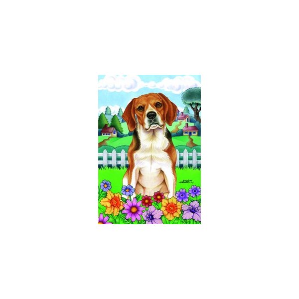 Best of Breed Beagle - Tomoyo Pitcher Spring Garden Flag