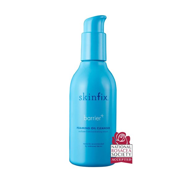 Skinfix Barrier+ Foaming Oil Cleanser: Gently Removes Dirt and Makeup, Reduces Visible Redness, Doesn’t Strip Skin Lipids, 6 Fl Oz