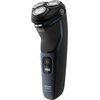 Philips Norelco Shaver for Men Series 3000 Rechargeable Wet/Dry Mens Electric Shavers Electric Razor for Men- Modern Steel Metallic