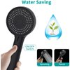 RV Shower Head with Hose, Super-Power High Pressure Shower Head for Campers/RV, Travel Trailer, Motorhome and Boat for Water Saving, Handheld Shower Head Holder and Hose Guide Ring, Black