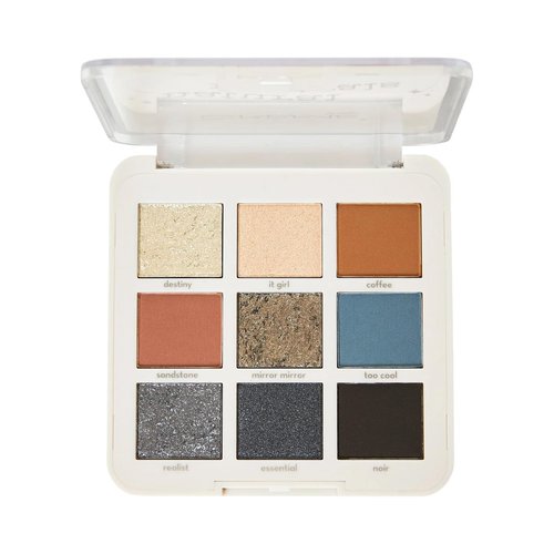The Crème Shop Natural Neutrals 9 Color Palette | Neutral Eyeshadow Palette | Highly Pigmented Shimmer & Matte Eyeshadow Palette | Natural Eyeshadow