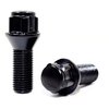 Set of 4 Veritek 14x1.5mm Black Wheel Bolt Locks for Aftermarket Custom Wheels Only Conical Seat 28mm Shank
