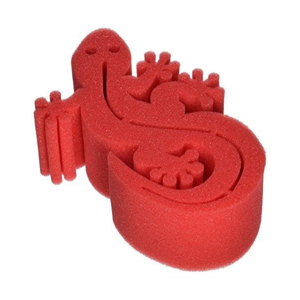 Ruby Red Paint Face Paint Sponge Brush Holder - Gecko Red