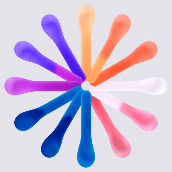 40 Color-Changing Spoons-Dessert Pudding Spoons-Birthday Celebration Spoons-Ice Cream Spoons-Perfect for Parties -Reusable-Individually Wrapped!