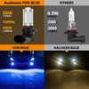 9005 9006 H10 LED Fog Light Bulbs High Power 50W 3020 SMD Bulb for Fog Light, DRL, Tail lights - Blue 10000K (Set of 2)